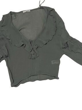 Zara Light Gray Scoop-Neck Tank